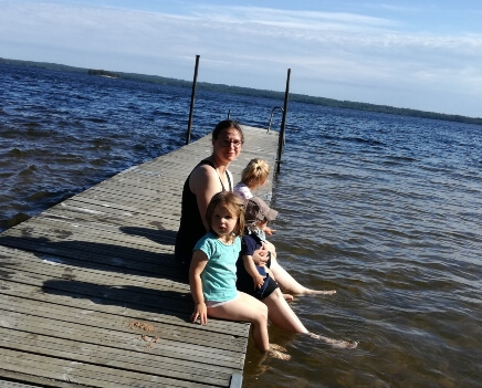 Reisen mit Kindern See Schweden